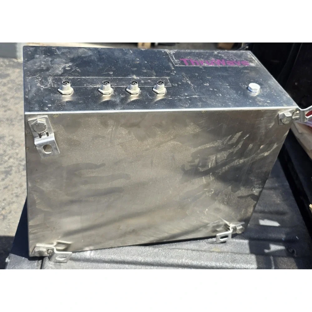 Electronics box. Stainless steel, size 16x12x8, used.